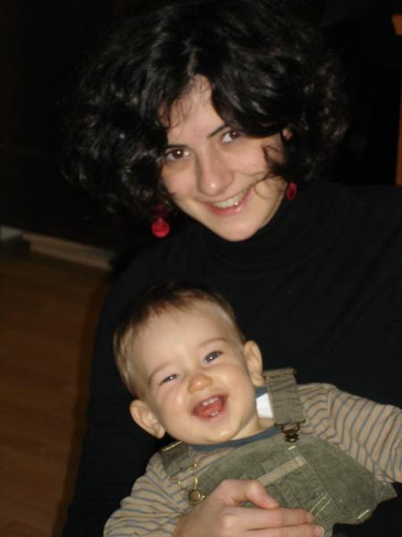 Dans les brasde ma marraine...